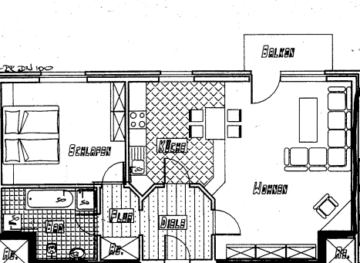 2-Zimmer-Wohnung in 47647 Kerken, 47647 Kerken, Etagenwohnung