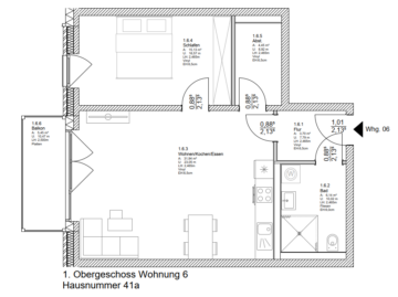 2-Zimmer-Wohnung mit WBS in Rheurdt, 47509 Rheurdt, Etagenwohnung