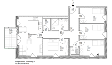 5-Zimmer-Wohnung mit WBS in Rheurdt, 47509 Rheurdt, Erdgeschosswohnung