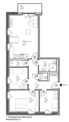 4-Zimmer-Wohnung mit WBS B in Rheurdt, 47509 Rheurdt, Etagenwohnung