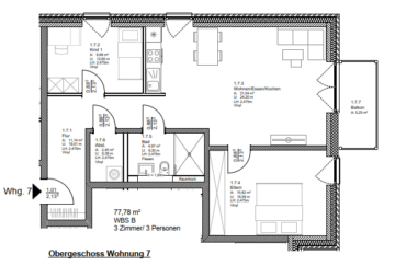 3-Zimmer-Wohnung mit WBS B in Kevelaer, 47624 Kevelaer, Etagenwohnung