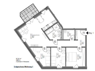 4-Zimmer-Wohnung mit WBS in Kevelaer, 47624 Kevelaer, Erdgeschosswohnung